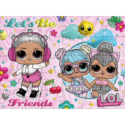 Гра-головоломка. Набір пазлів L.O.L Surprise! Lets Be Friends, 30 елементів LP30-001