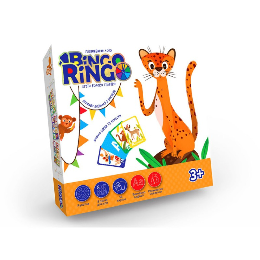 Гра настільна "Bingo Ringo" укр/англ