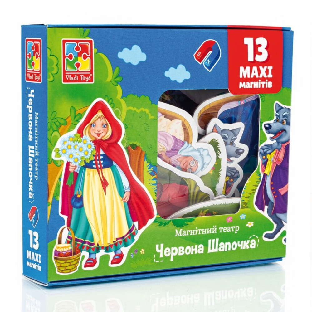 Гра настільна "Магнітний театр. Червона шапочка"