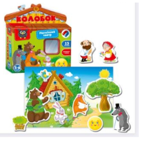 Гра настільна Vladi Toys магнітний театр Академія розвитку "Колобок" VT3206-30 (укр)