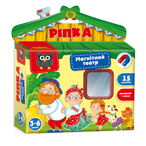 Гра настільна Vladi Toys магнітний театр "Ріпка"
