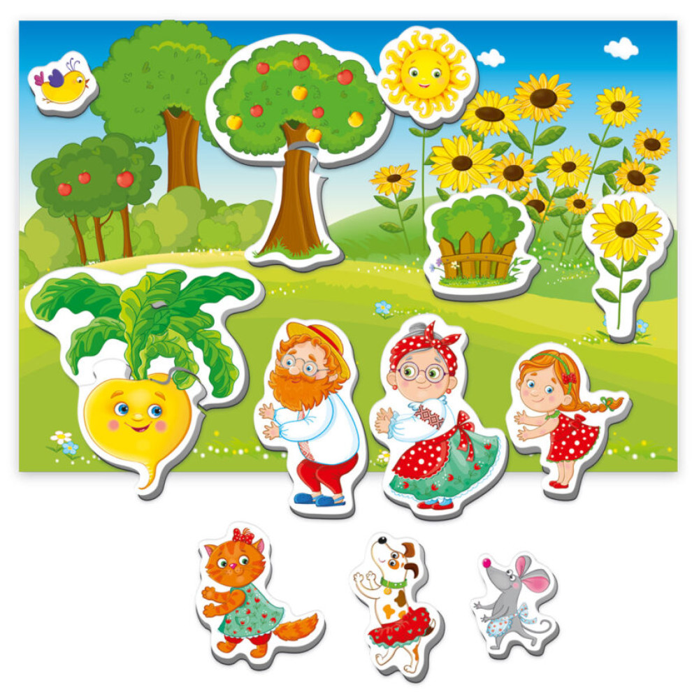 Гра настільна Vladi Toys магнітний театр "Ріпка" - 0
