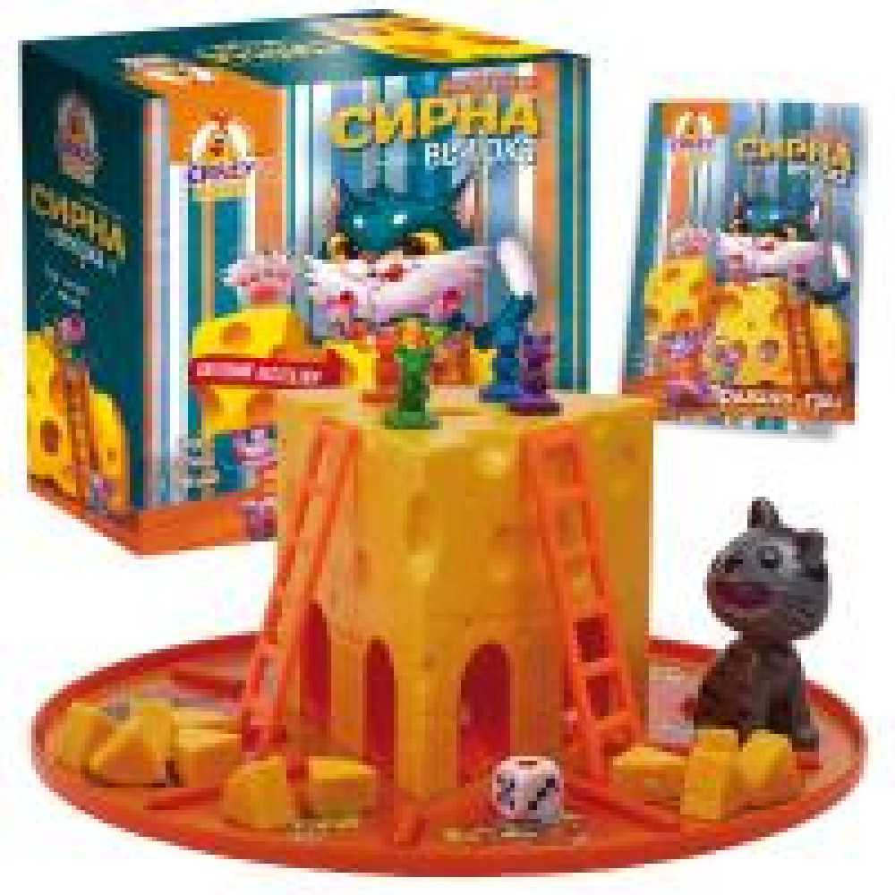 Гра настільна Vladi Toys розважальна. Сирна вечірка VT8055-38 (укр) - 0