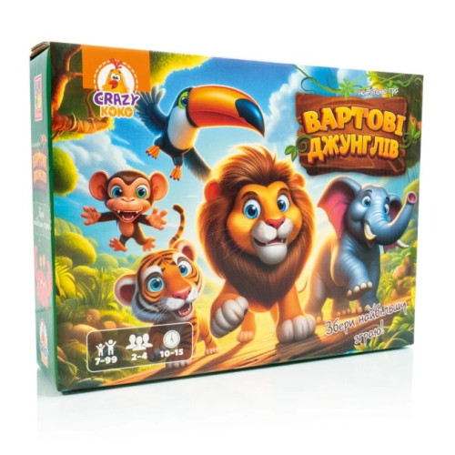 Гра настільна Vladi Toys розважальна Вартові джунглів