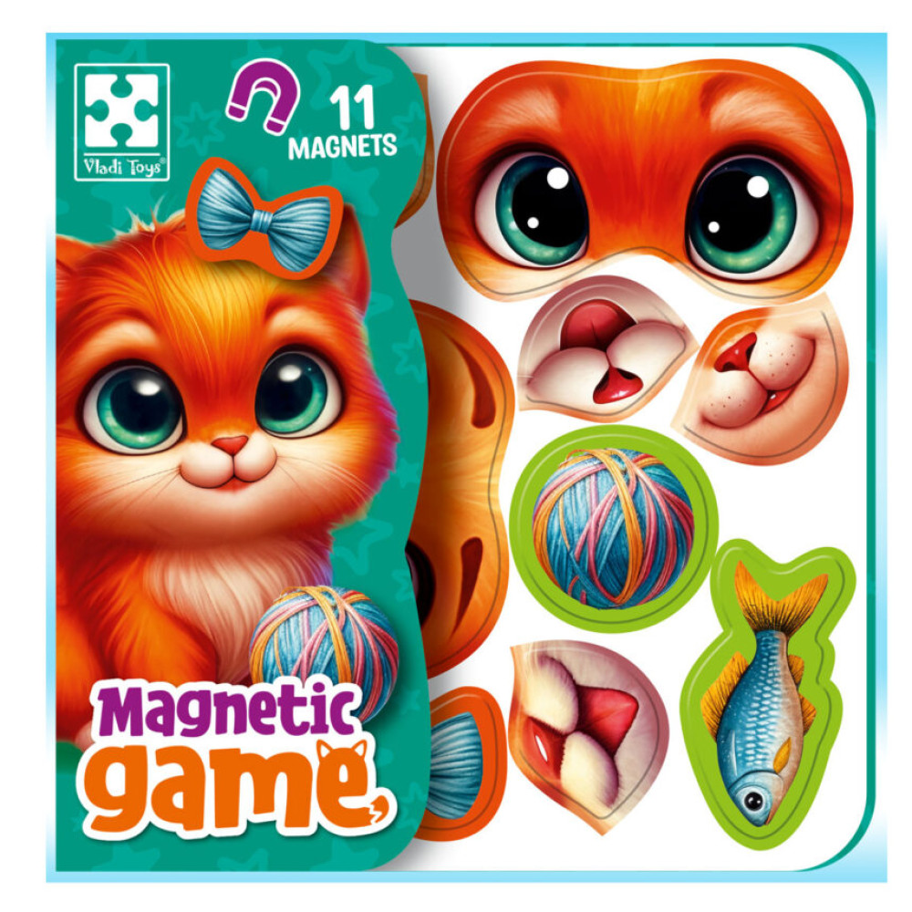 Гра розвиваюча Vladi Toys магнітна "Емоції Кошеняти"