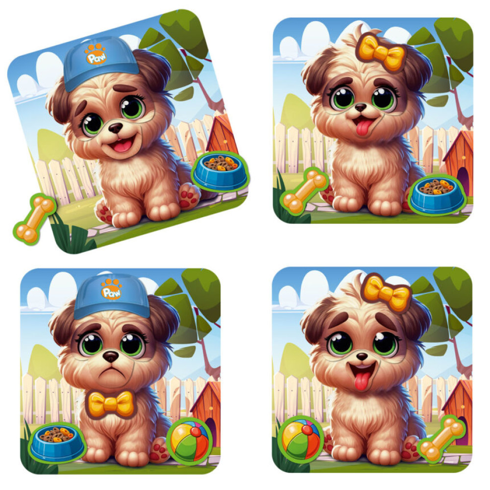 Гра розвиваюча Vladi Toys магнітна "Емоції Песика" - 0