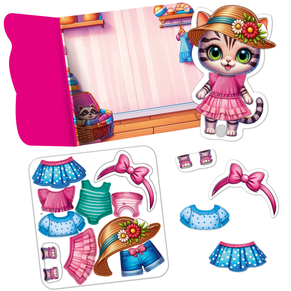 Гра розвиваюча Vladi Toys з липучками "Кошеня" 