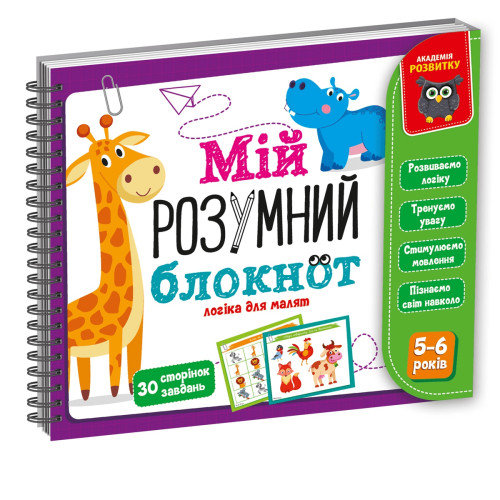 Гра Vladi Toys Академія розвитку "Мій розумний блокнот: логі