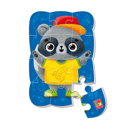 Гра Vladi Toys пазли м'які магнітні А5 Малюк зможе ''Єнот''