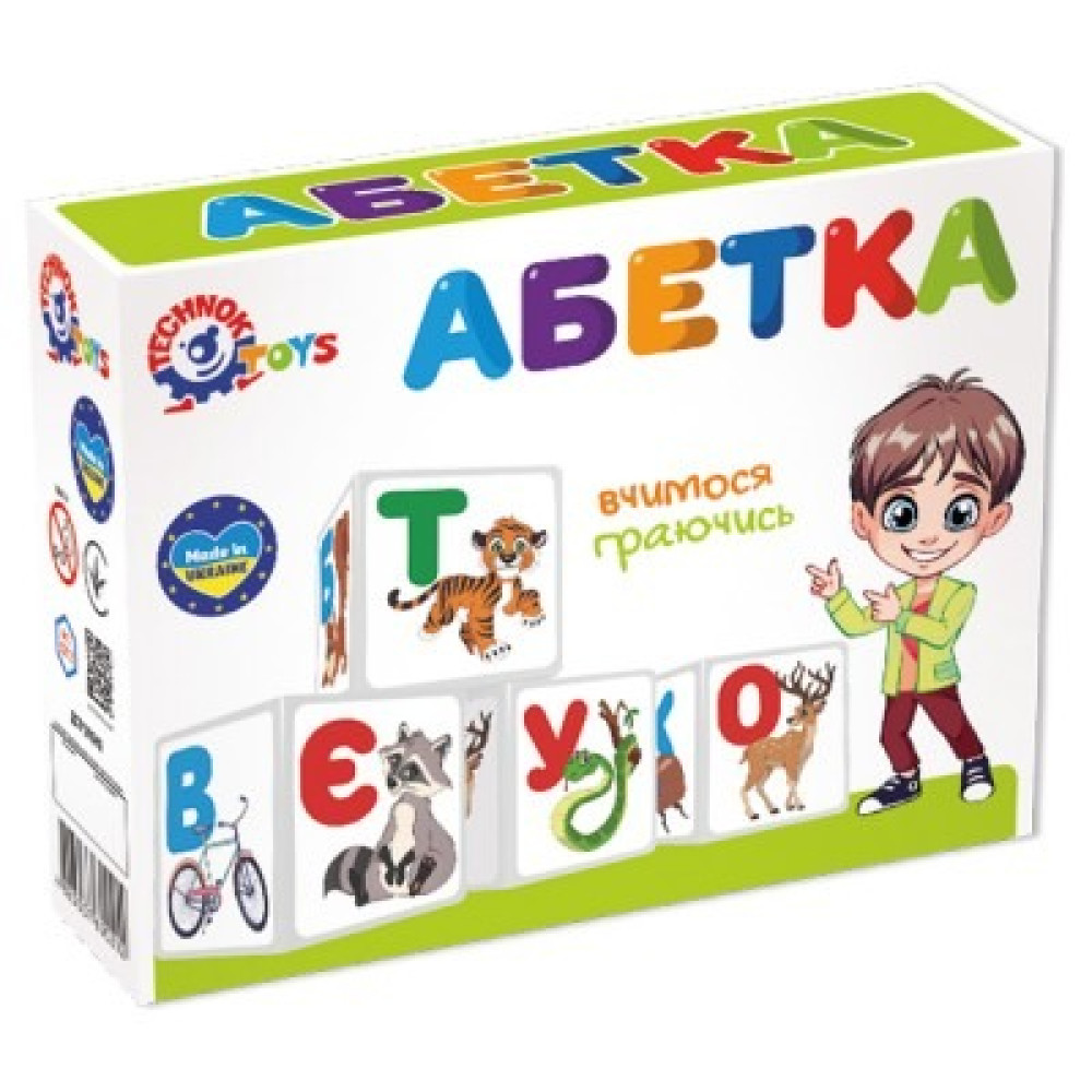 Іграшка кубики "Абетка ТехноК" (укр.) 0212 - 0