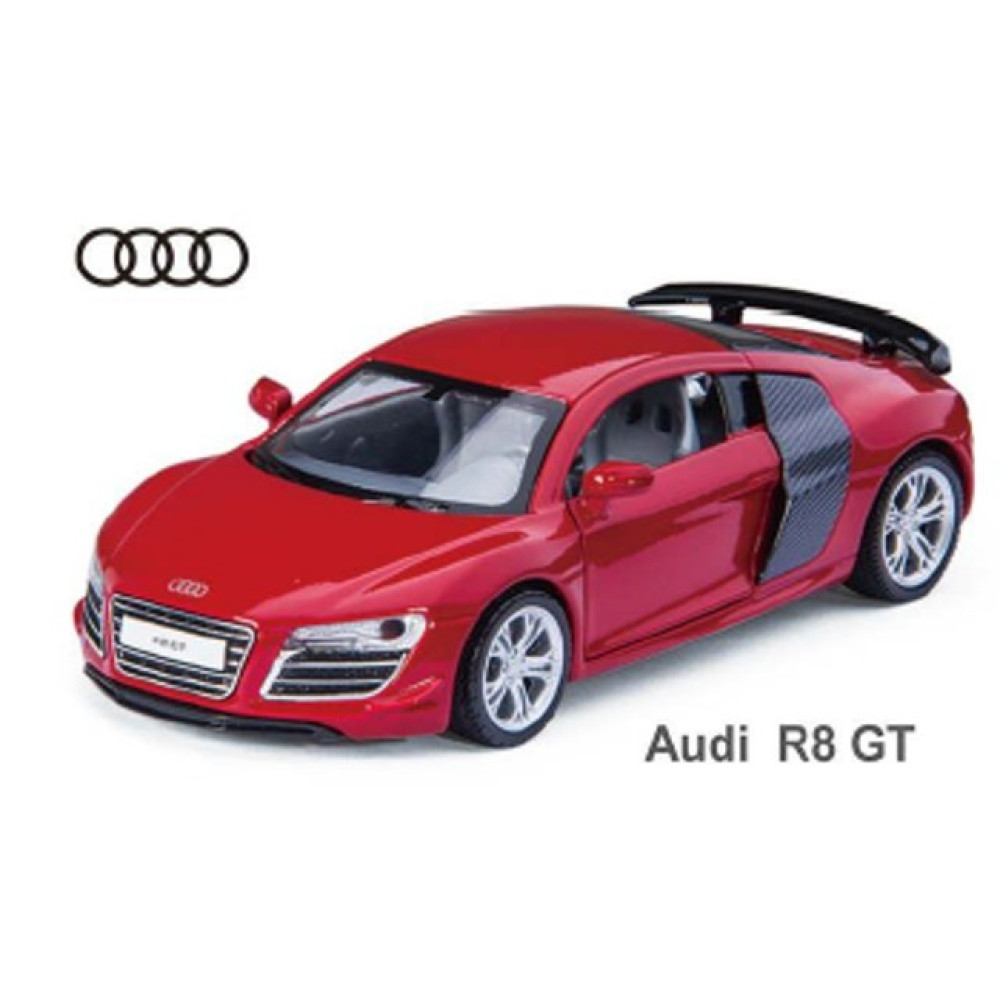 Іграшка машина мет. АВТОПРОМ  арт. 10004 (48шт/2)  5" Audi R8 GT, відкр.двері, у кор.16,5*7*8см