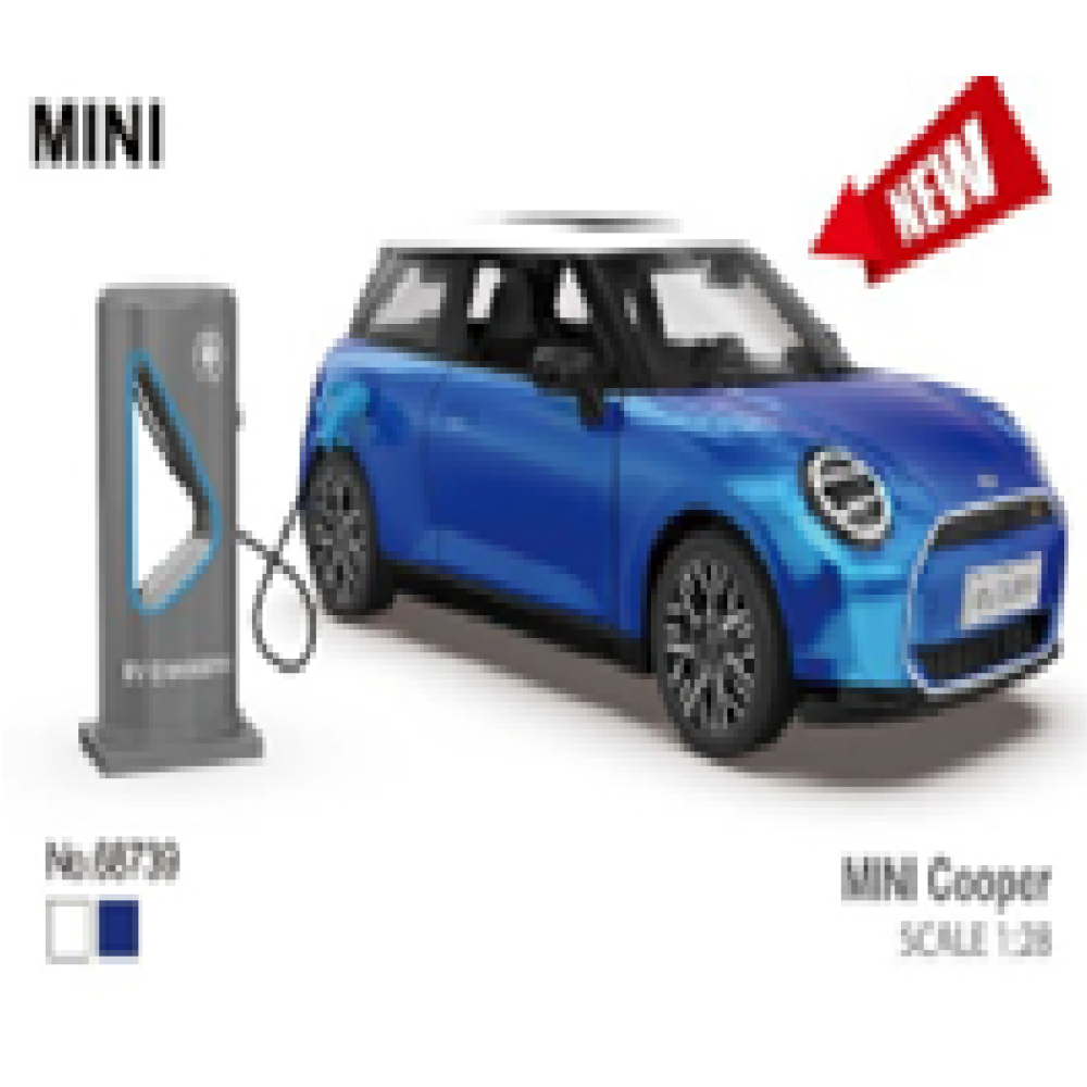 Іграшка машина мет. АВТОПРОМ арт. 68739 (32шт/2)  1:36 MINI COOPER,батар.,світло,звук,відкр.двері,капот,багаж., у кор.20*9*9см - 0