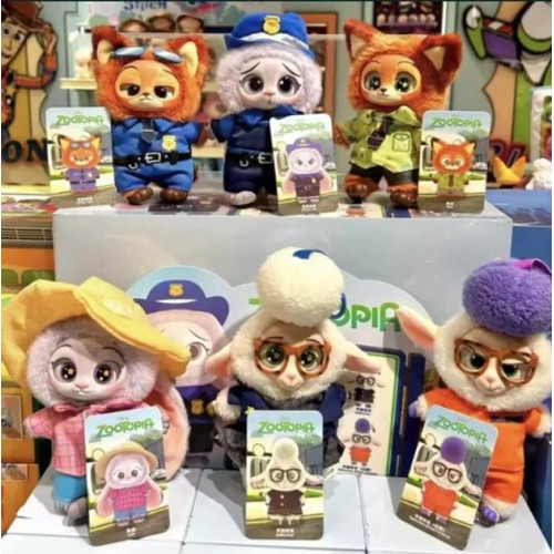 Іграшка сюрприз Брелок Зоотрополіс персонаж мультфільму Disney Zootopia в коробочці 15см