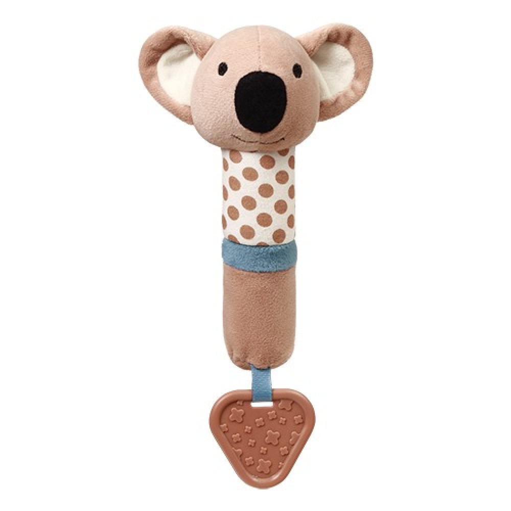 Іграшка з пищалкою та прорізувачем "Коала Чарлі" (12х25 см) Babyono 1560 - 0