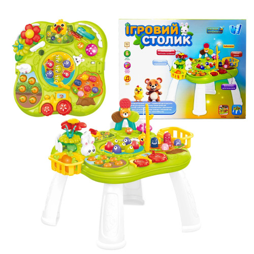 Ігровий музичний столик 73790 WToys озвучування українською