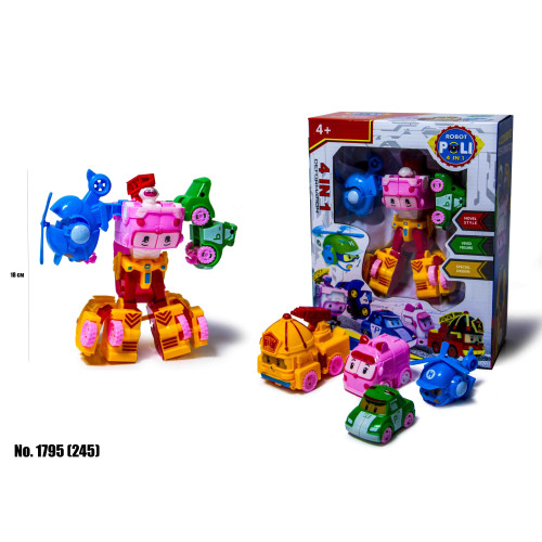 Ігровий набір 4 в 1 Robocar Poli 1795 (245)