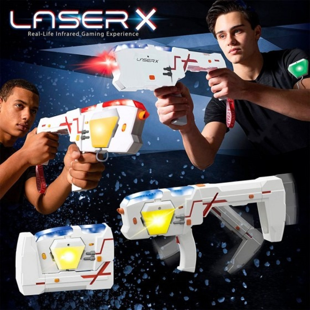 Ігровий набір для лазерних боїв - Laser X Pro 2.0 для двох гравців - 0