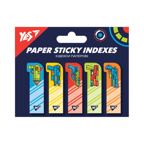 Індекси паперові YES Blaster 50x15мм, 100шт (5x20)
