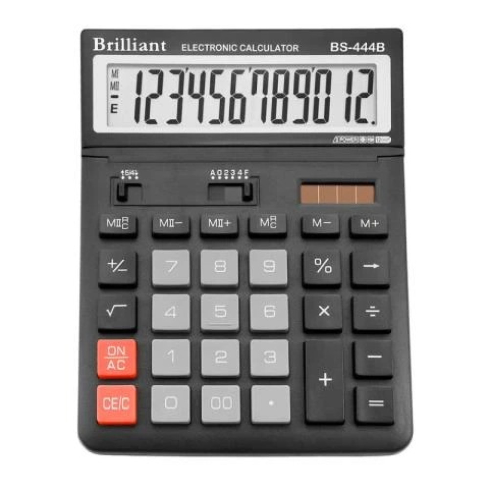 Калькулятор BRILLIANT 12-ти розрядний 14,7x19,8 см (BS-444В)