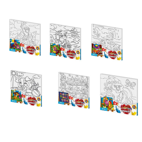 Картина за номерами "Coloring by numbers" 31 x 31 см
