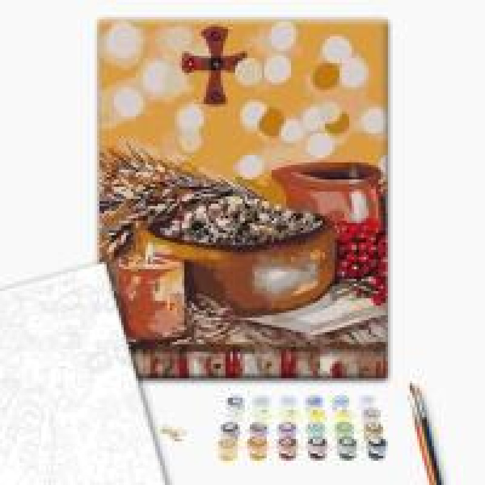 Картина за номерами Різдвяна кутя © Каріна Зіміна (40x50 см) BS53436 - 0