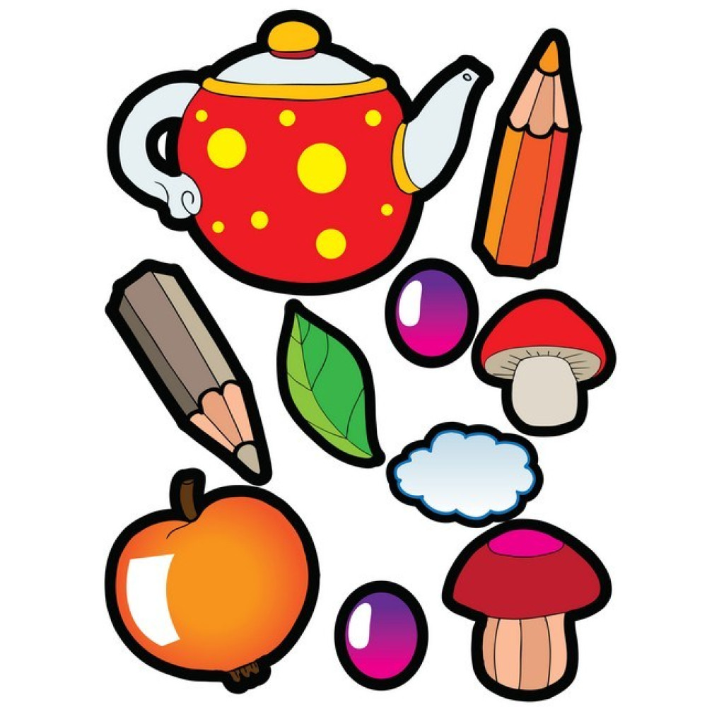 Книга, дивовижні наклейки "Скільки в кішки кошенят" - 0