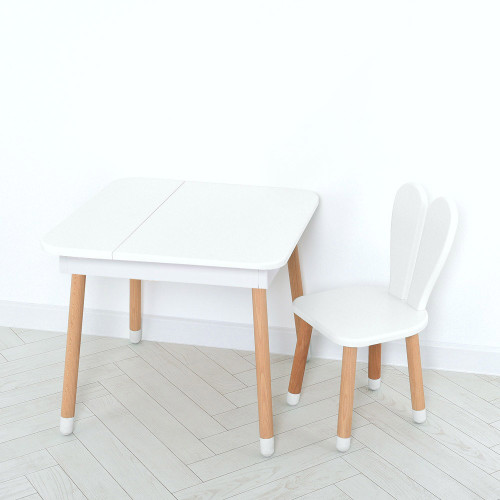 Комплект ARINWOOD Зайчик Desk з ящиком Білий