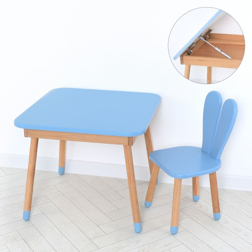 Комплект ARINWOOD Зайчик Table з ящиком Пастельно синій