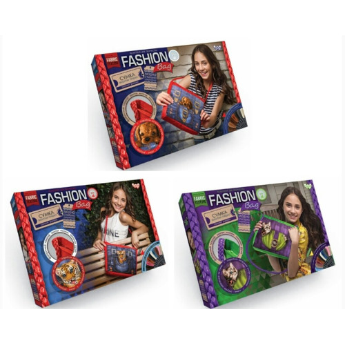 Комплект для творчості "Fashion Bag " вишивка муліне FBG-01-03,04,05