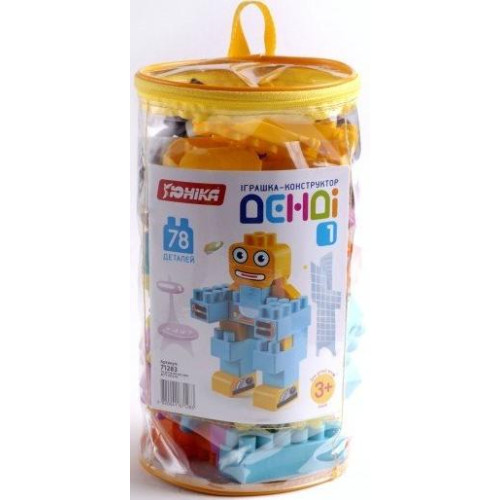 Конструктор "ДЕНДІ 1" (78 дет.) кульок