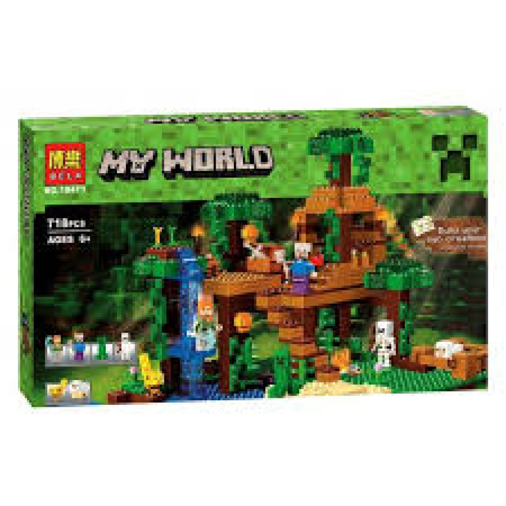 Конструктор арт. 7650 (30шт) My world  495дет., короб. 48*30