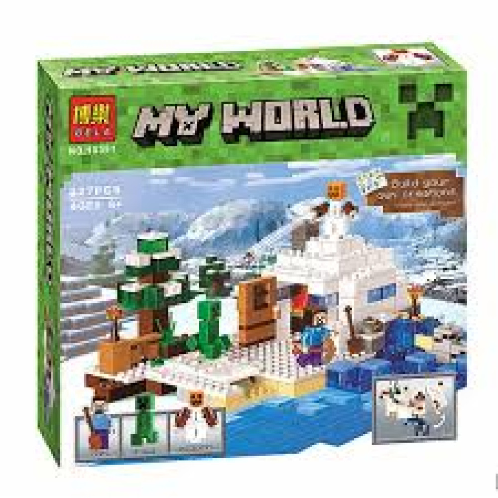 Конструктор Bela My World 10391 (24/2) "Снігова печера, 327