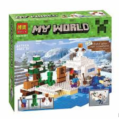 Конструктор Bela My World 10391 (24/2) "Снігова печера, 327 деталей, в коробке \\]'