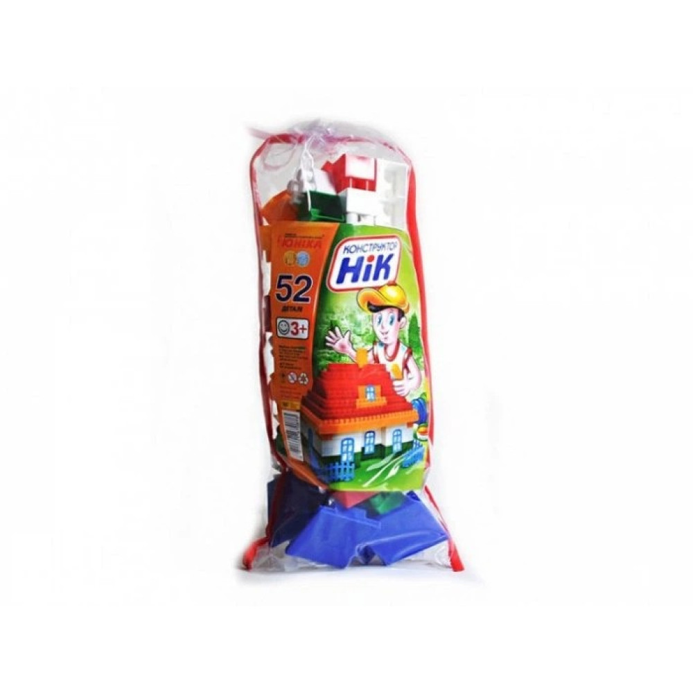 Конструктор дитячий "НІК" (52 дет) Паяний пакет YU-NIK0873