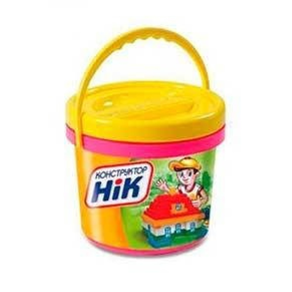 Конструктор дитячий "НІК" (52 дет) Відро YU-NIK0538