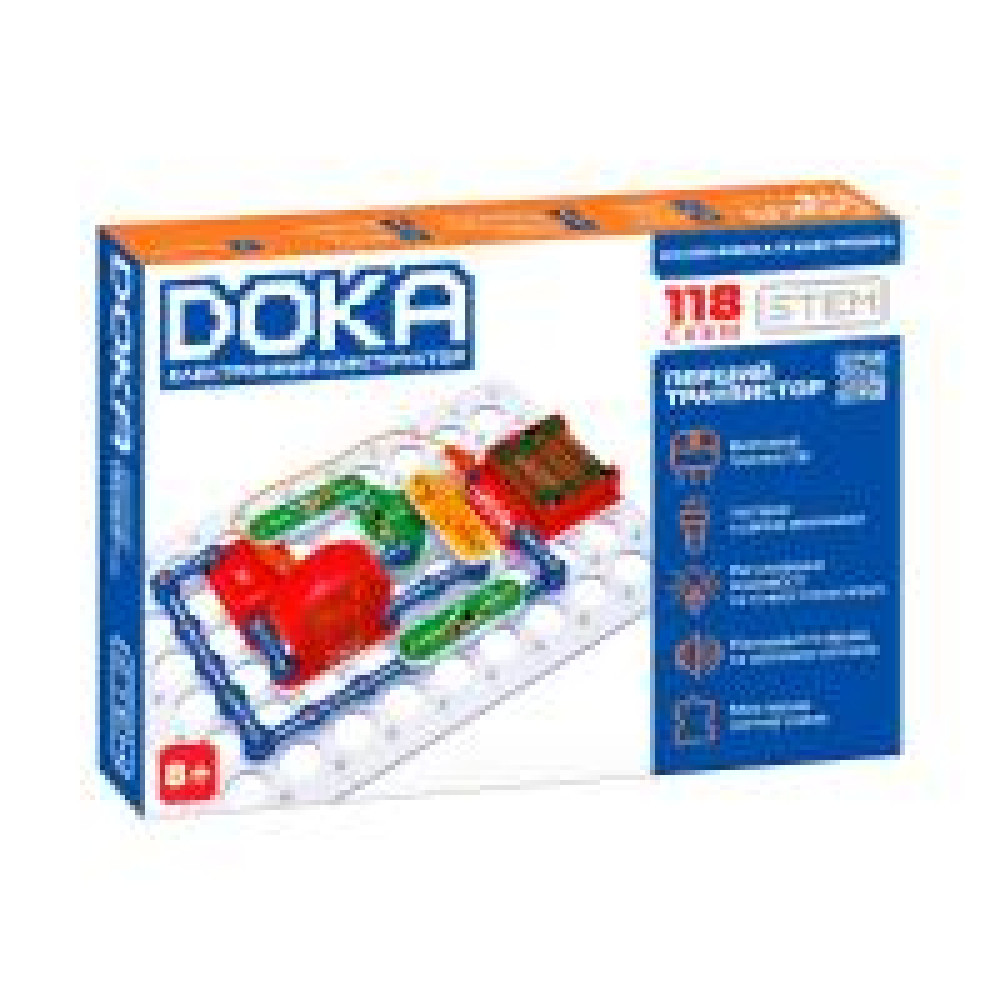 Конструктор електронний DOKA "118 СХЕМ" D70701 - 0