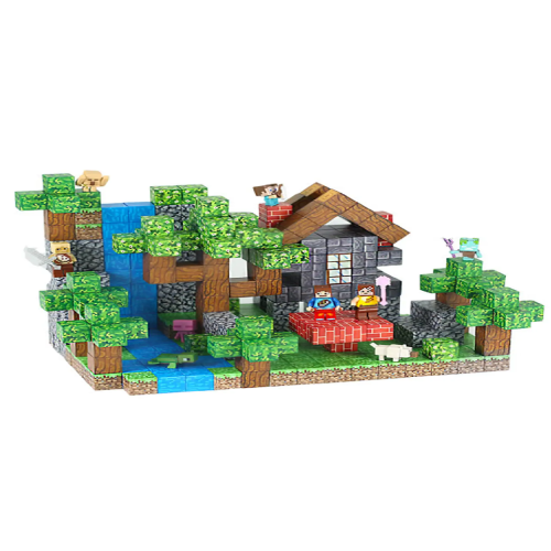 Конструктор магнітний "Minecraft", 200дет  27*27см
