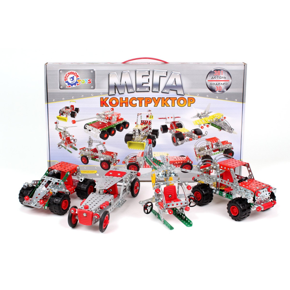 Конструктор металевий "Мегауніверсал в картонні коробці ТехноК", арт.4364 - 0