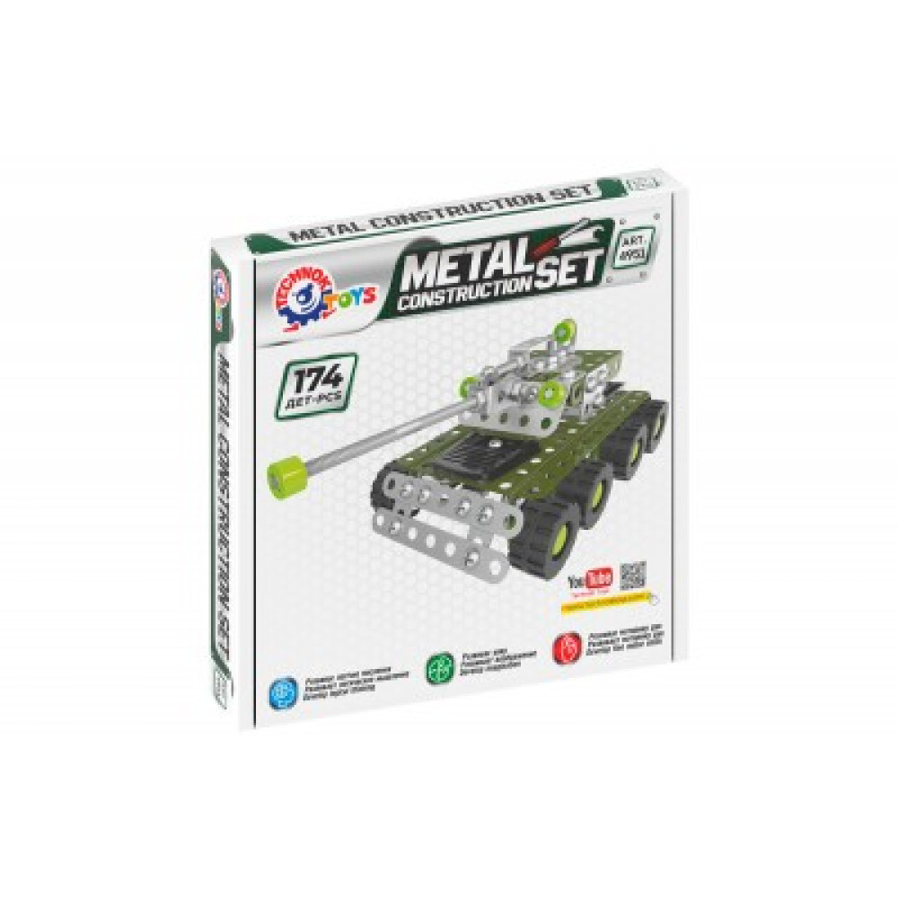 Конструктор металевий "Танк ТехноК", арт.4951