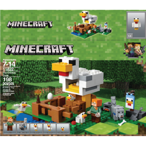 КОНСТРУКТОР MINECRAFT 198 дет 11822