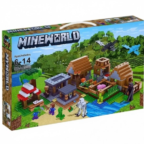 Конструктор Minecraft 938 деталей AA8002 Пригоди у селищі Ма