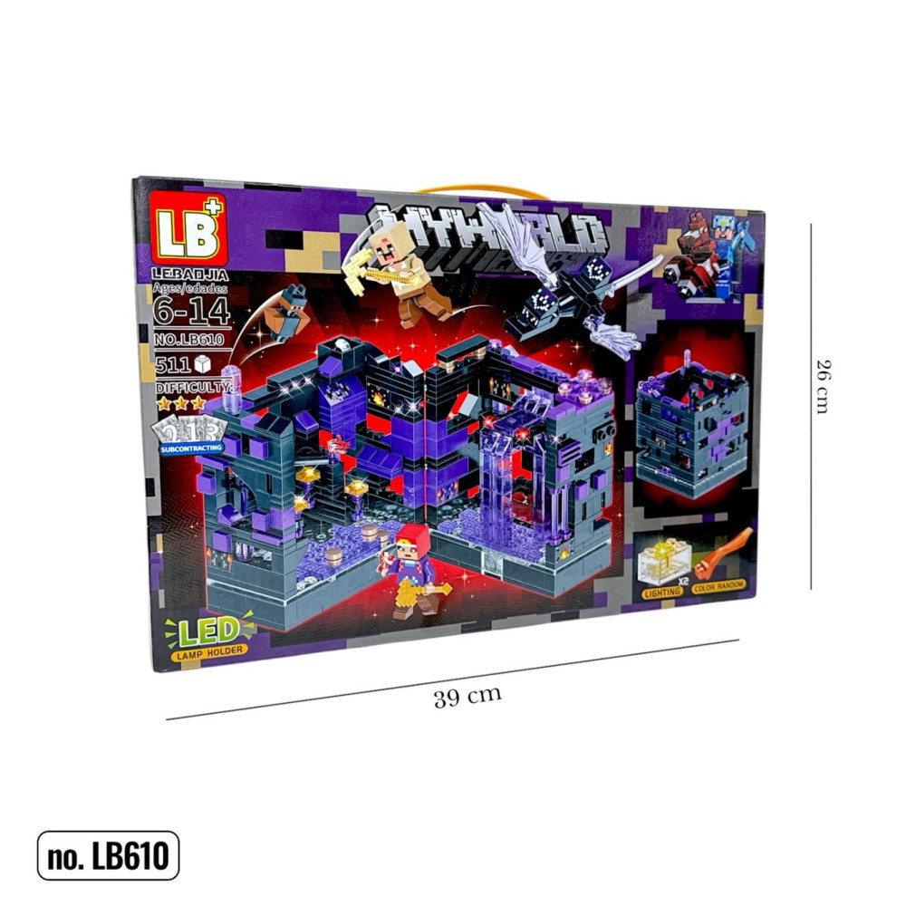 КОНСТРУКТОР MINECRAFT LB610 (511 ДЕТ)