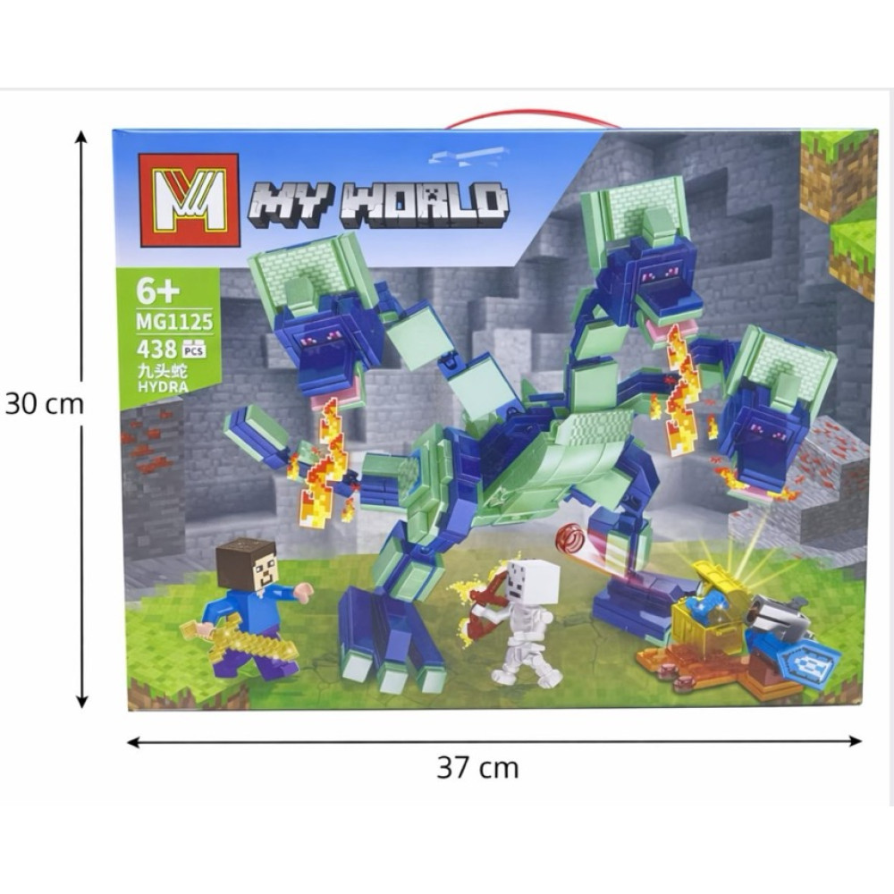 КОНСТРУКТОР MINECRAFT MG1125 (438 ДЕТАЛЕЙ)