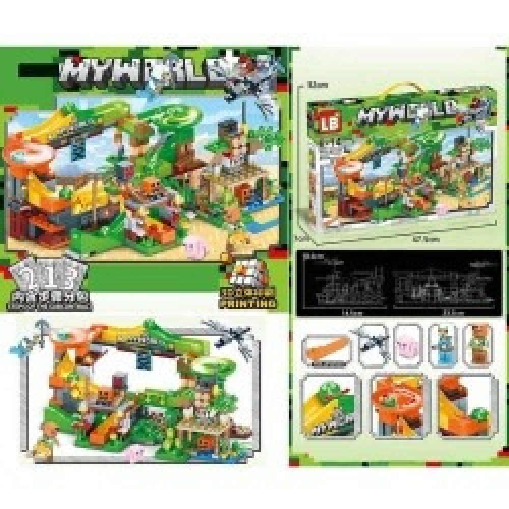 КОНСТРУКТОР MINECRAFT MG1125 (438 ДЕТАЛЕЙ) - 0
