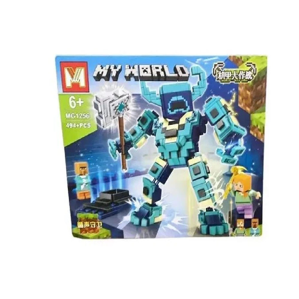 КОНСТРУКТОР MINECRAFT MG1256 (494 ДЕТАЛЕЙ)