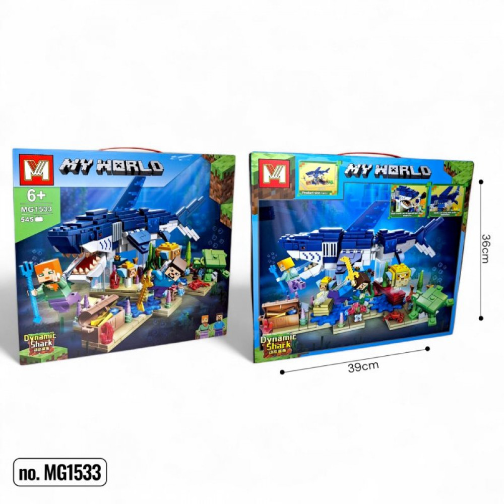 КОНСТРУКТОР MINECRAFT MG1533 (545 ДЕТ)
