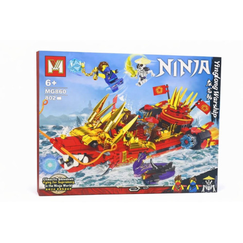 КОНСТРУКТОР Ninjago MG860 на 802 Деталів