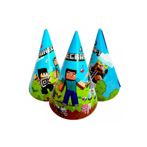 Ковпак 16 см «Майнкрафт Minecraft(упаковака 10шт)