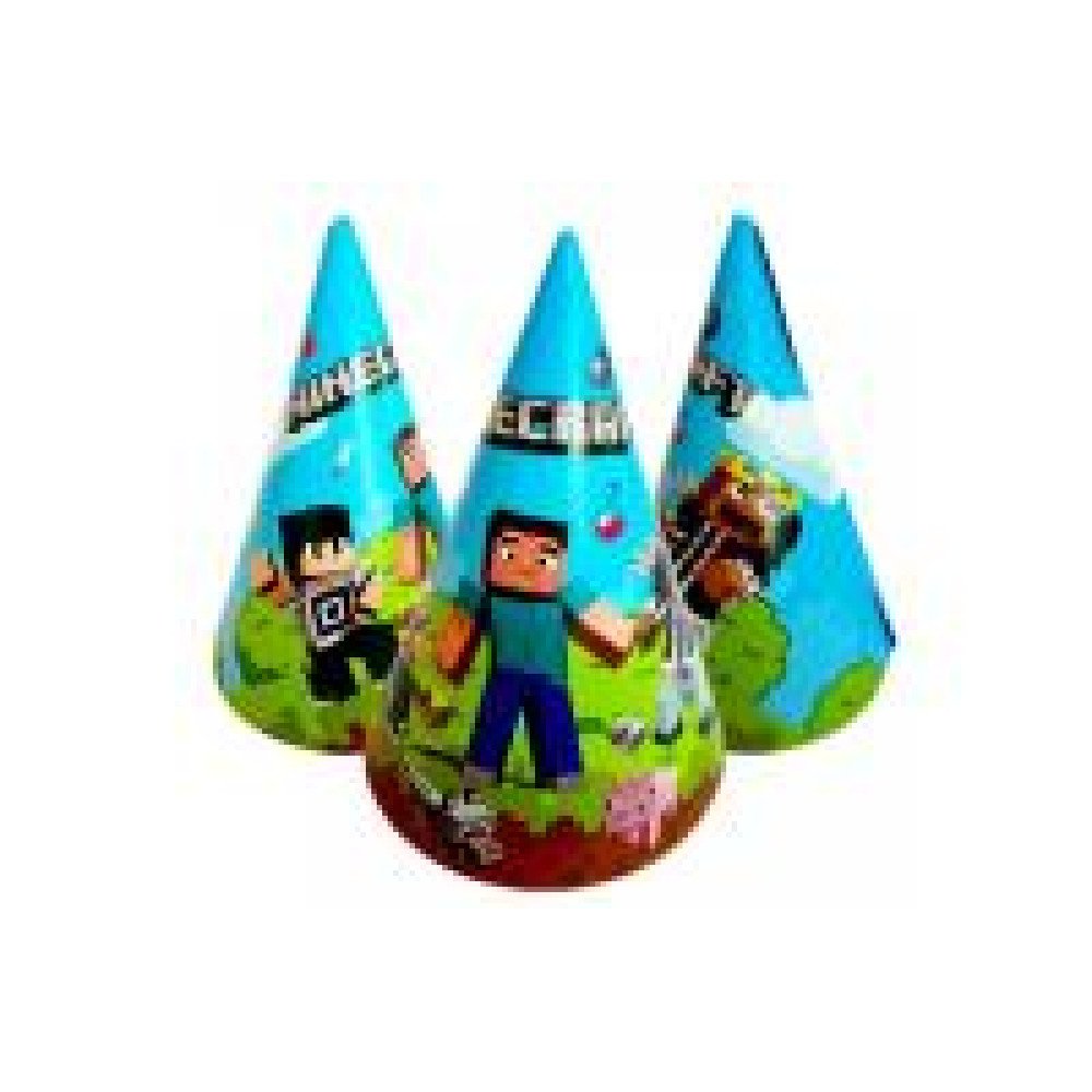 Ковпак 16 см «Майнкрафт Minecraft(упаковака 10шт) - 0