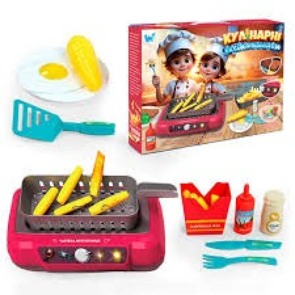 Кулінарні експерименти 24299 (18) "WToys", підсвічування, звукові ефекти, 13 аксесуарів, продукти змінюють колір, кухонне начиння, в коробці